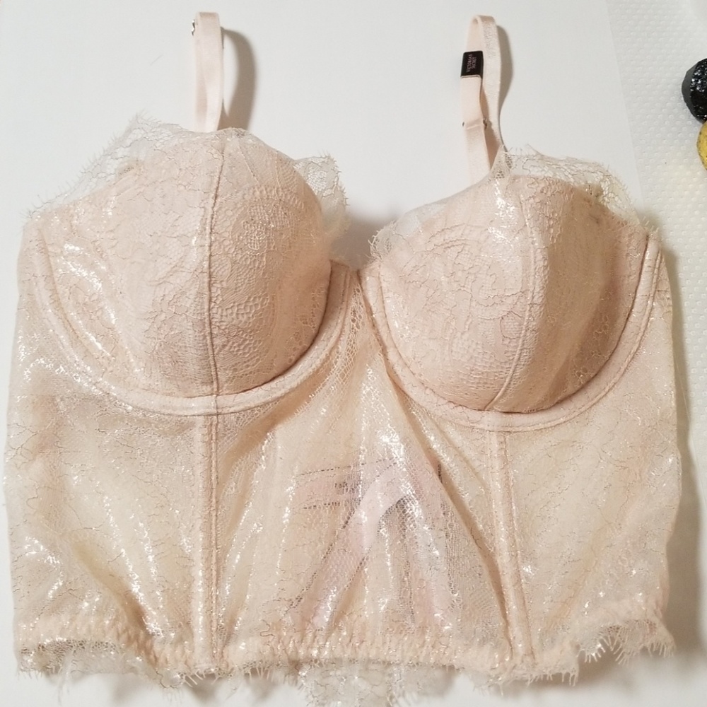 Victoria secret caged bustier bra 32c